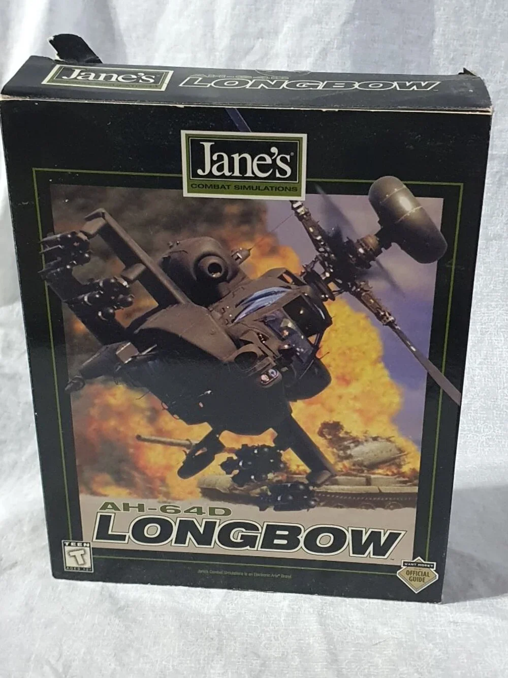 Jane's AH-64D Longbow Limited Ed. Big Box PC 1997 Complete CD ROM Classics